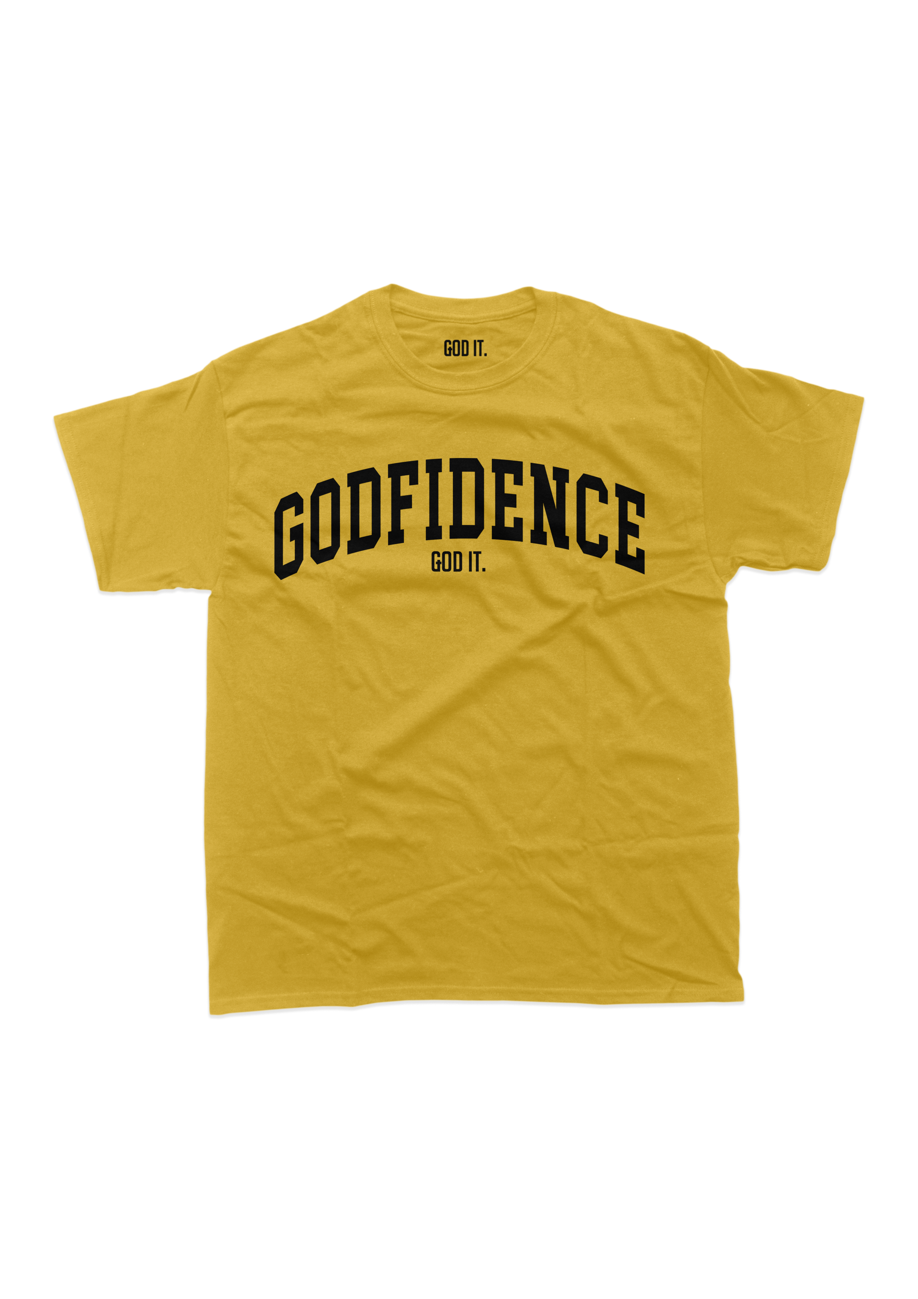 Godfidence T-shirt (MUSTARD)